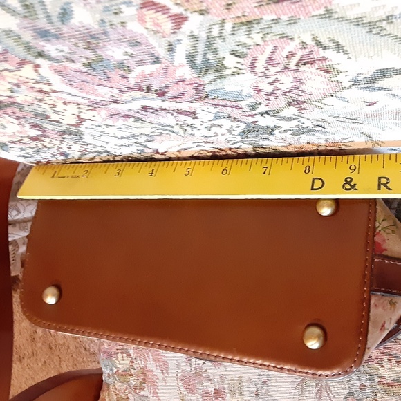 Patricia Nash Floral Leather Satchel/Should Bag - Picture 16 of 16